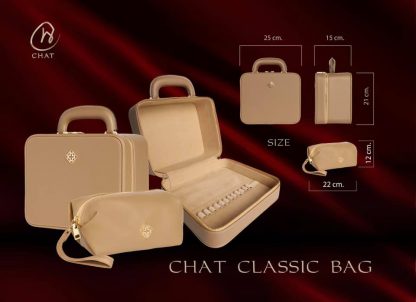 ครีมCHAT Classic Bag ฉัตร เซ็ทกระเป๋าแต่งหน้า ปก เซ็ท Chat class de
