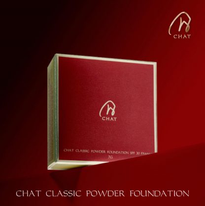 แป้งน้องฉัตร CHAT Classic powder foundation spf 30 pa++++ (ฉัตร แป้งผสมรองพื้น)