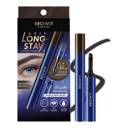 BROWIT ARIS LONG STAY EYEBROW POMADE