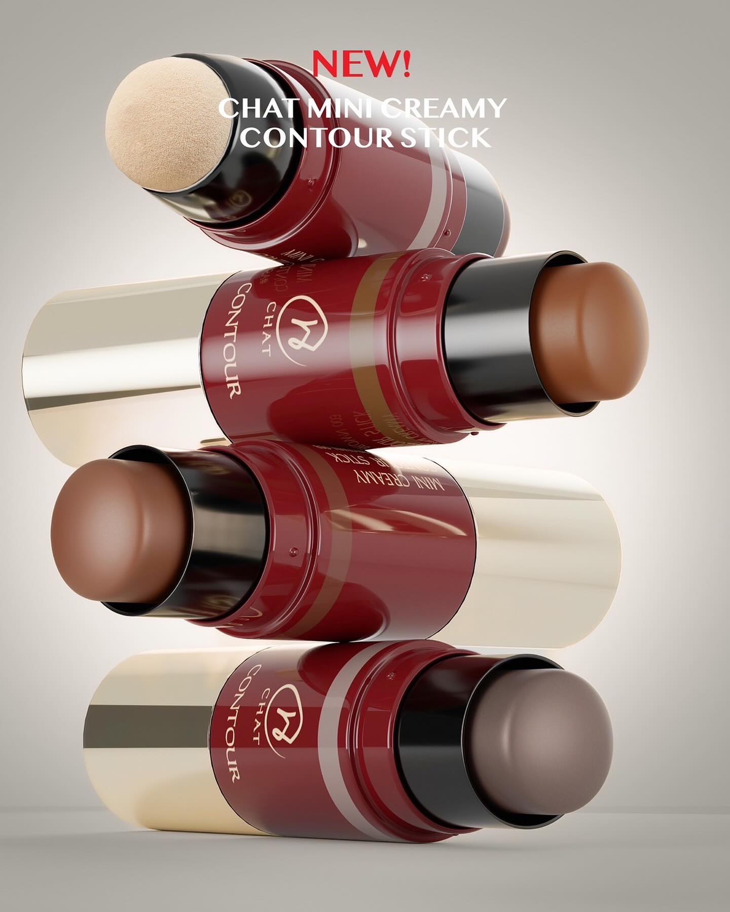 CHAT Mini Creamy Contour Stick (ฉัตรมินิครีมมี่คอนทัวร์สติ๊ก)