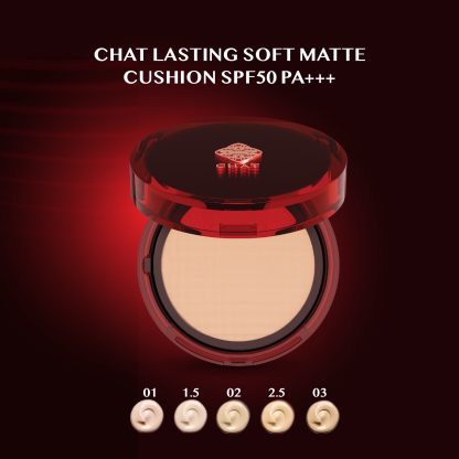 CHAT Lasting Soft Matte Cushion SPF50PA+++ ( คุชชั่น ซอฟท์ แมท ฉัตร )