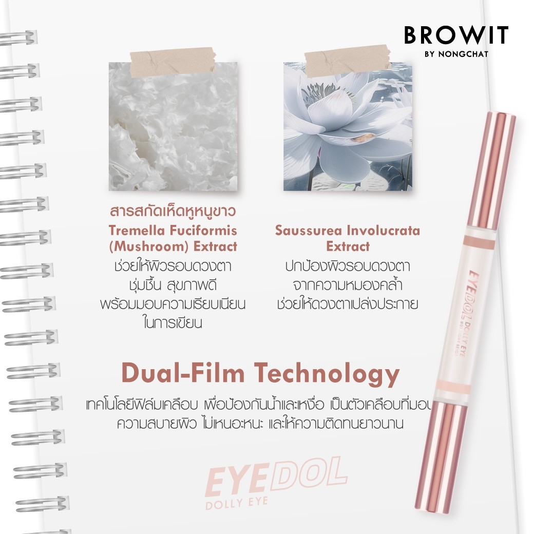 BROWIT EYEDOL DOLLY EYE ( อายดอลดอลลี่อาย 0.60g+0.20g ) 