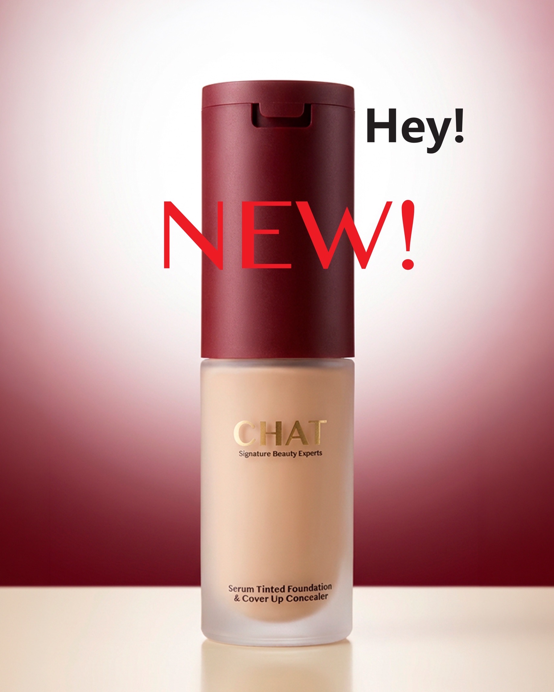 CHAT SERUM TINTED FOUNDATION & COVER UP CONCEALER  (ฉัตรรองพื้นเซรั่มทินท์ แอนด์ คัฟเวอร์อัพคอนซีลเลอร์ )