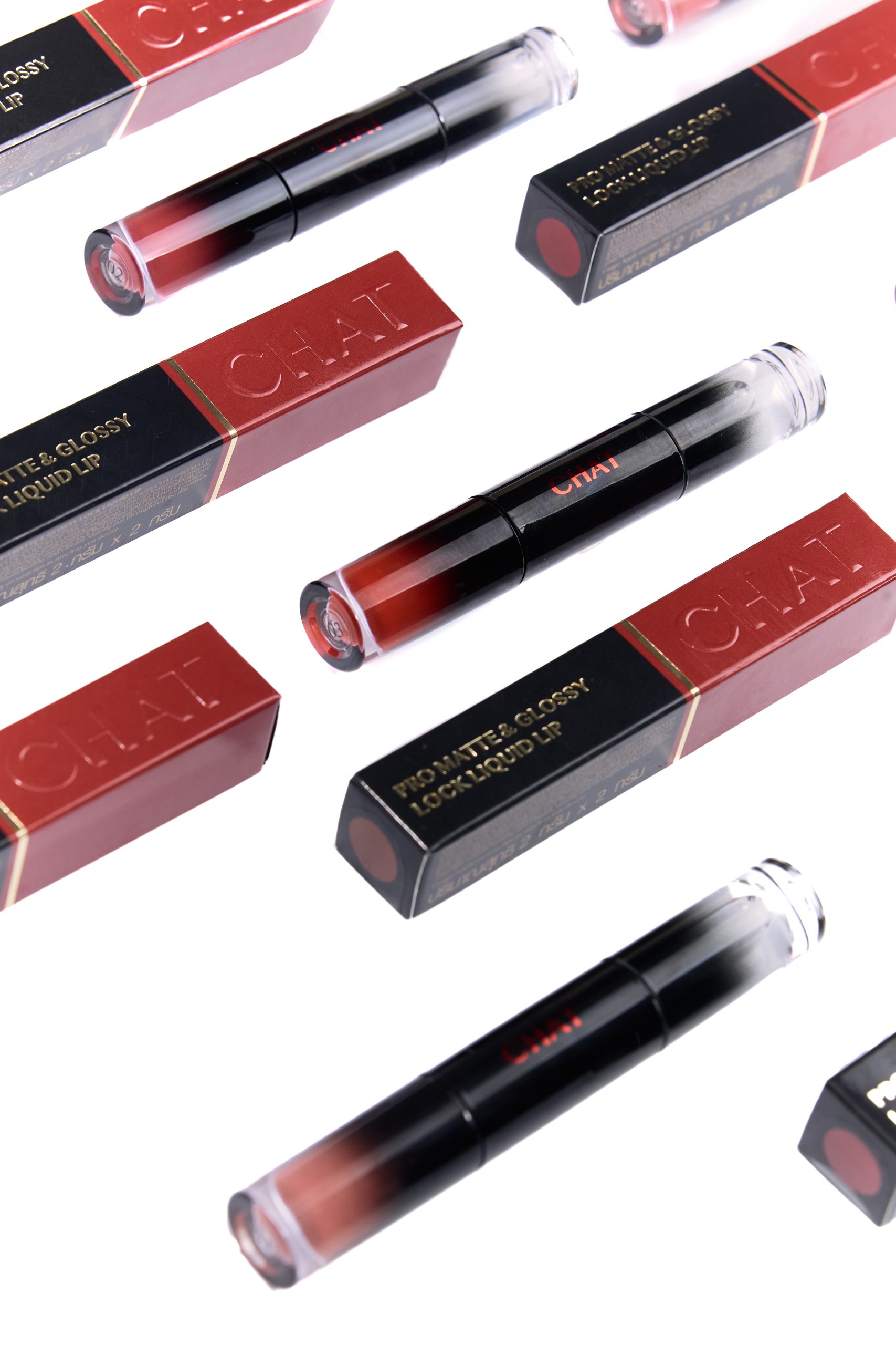 CHAT PRO MATTE & GLOSSY LOCK LIQUID LIP ลิป