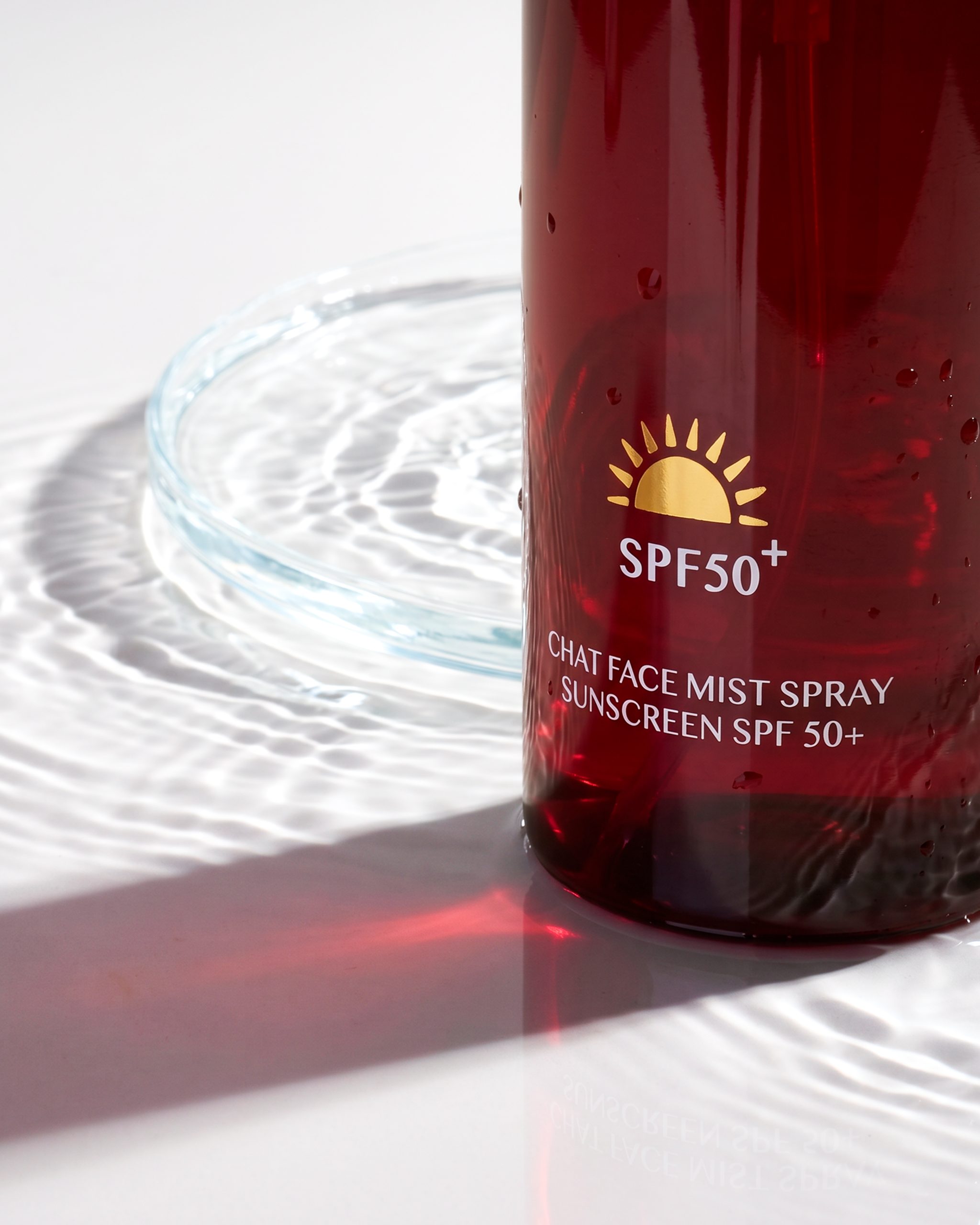 CHAT FACE MIST SPRAY SUNSCREEN SPF50+ 