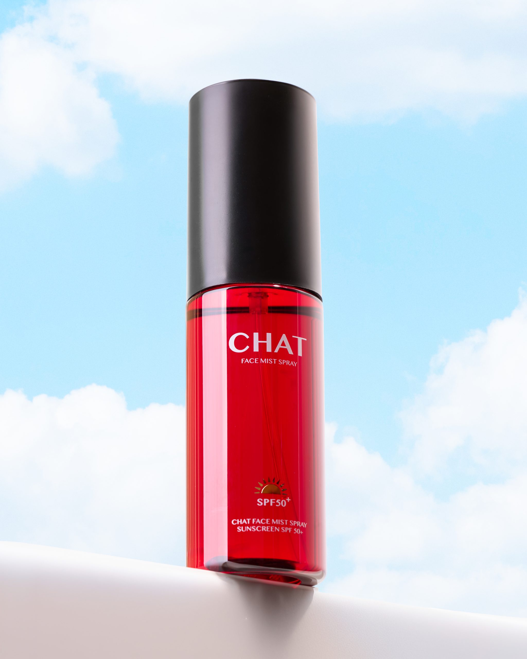 CHAT FACE MIST SPRAY SUNSCREEN SPF50+ 