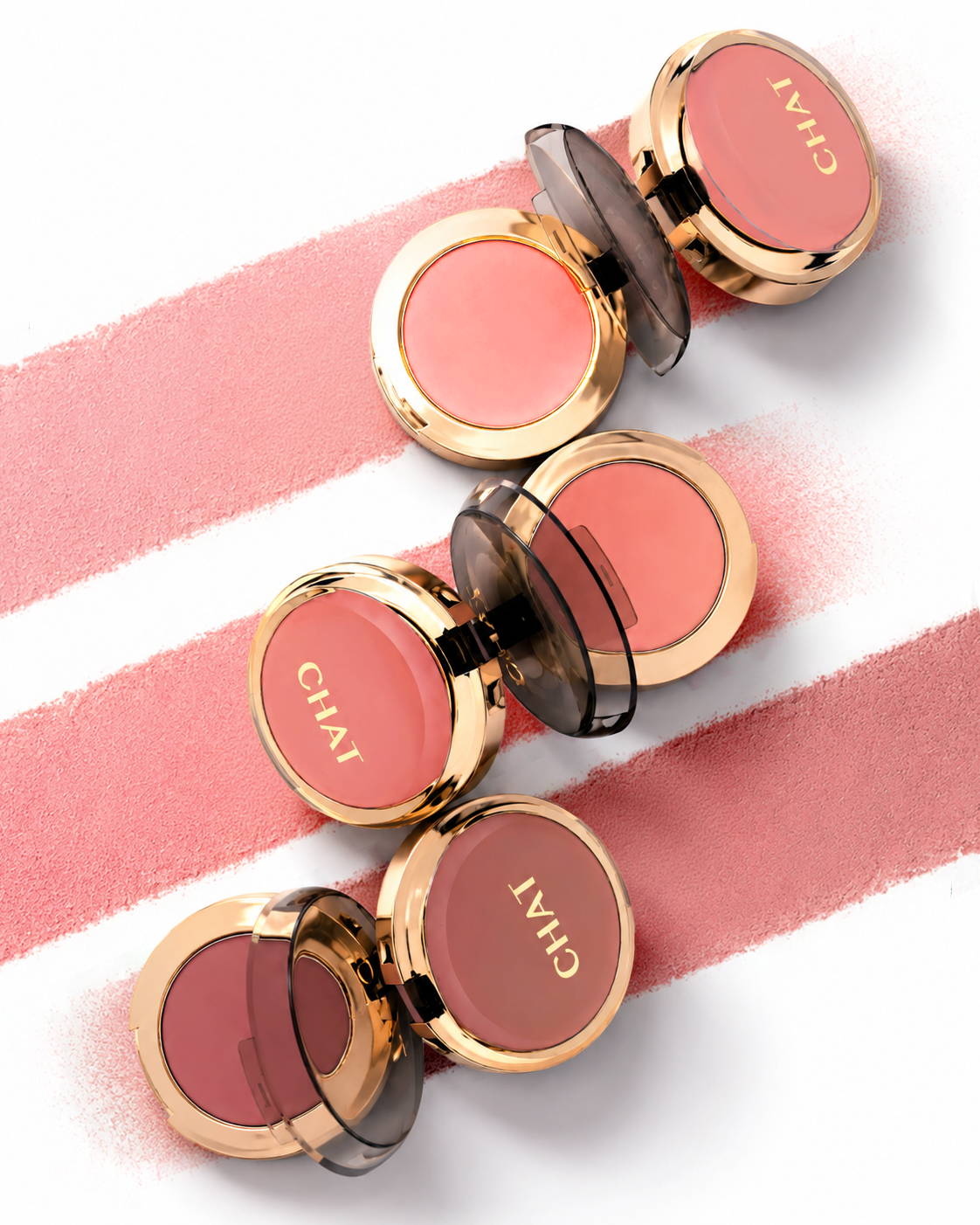 ปัดแก้มครีมบลัช CHAT Magic Powder Cream Blush